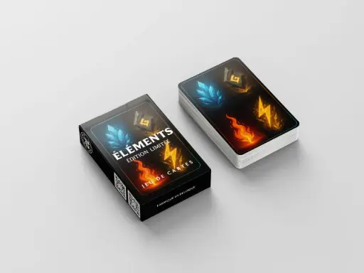 [JEU-ELEMENTS-54-CARTES] ÉLÉMENTS – Le jeu de cartes stratégique et illustré (Édition limitée)